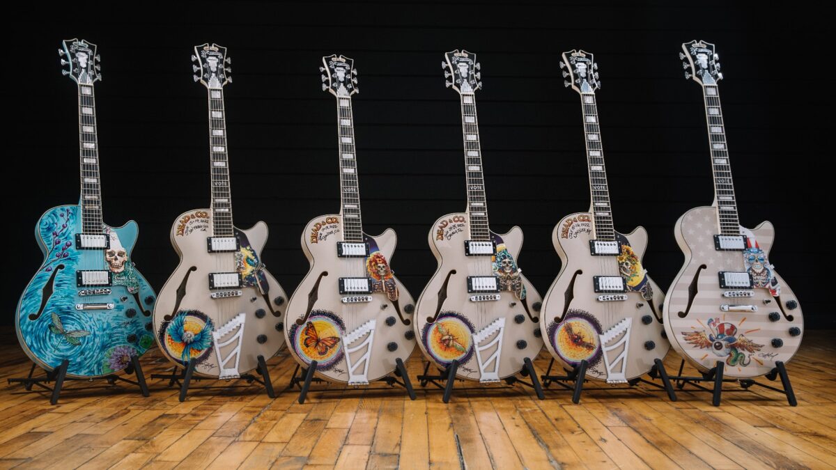 HeadCount Reveals D’Angelico Guitars To Be Auctioned Off On Dead & Company Summer Tour 2022