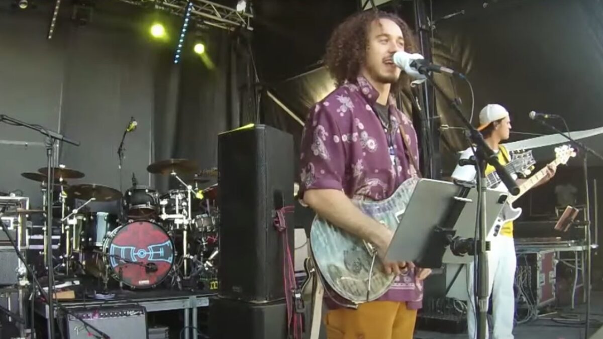 Watch Dogs In A Pile Cover ‘Samson & Delilah’ At Adirondack Independence Music Festival