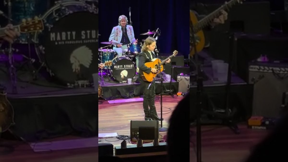 Billy Strings with Marty Stuart "Freight Train Boogie" live at The Ryman Nashville.