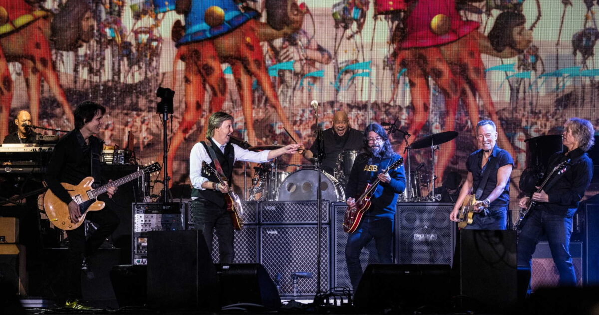 Paul McCartney Dave Grohl Bruce Springsteen Glastonbury