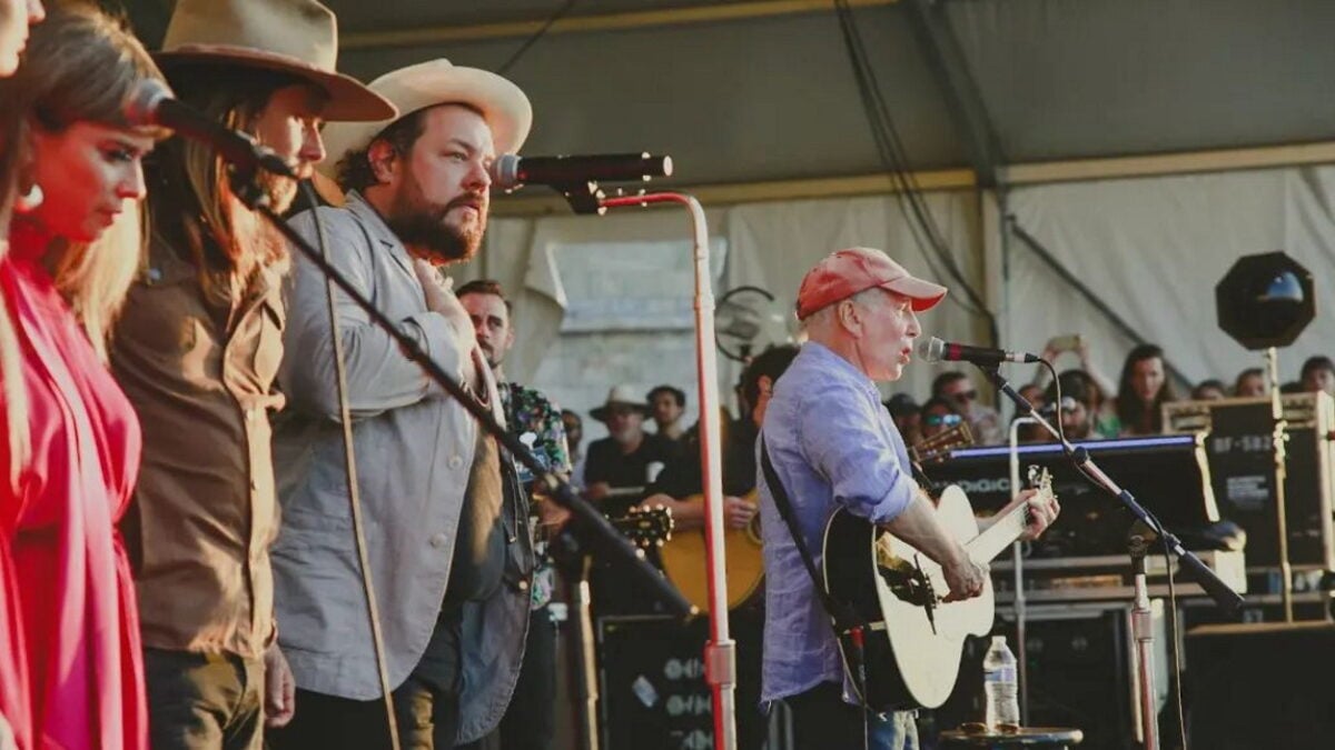 Paul Simon Performs At Newport Folk Festival