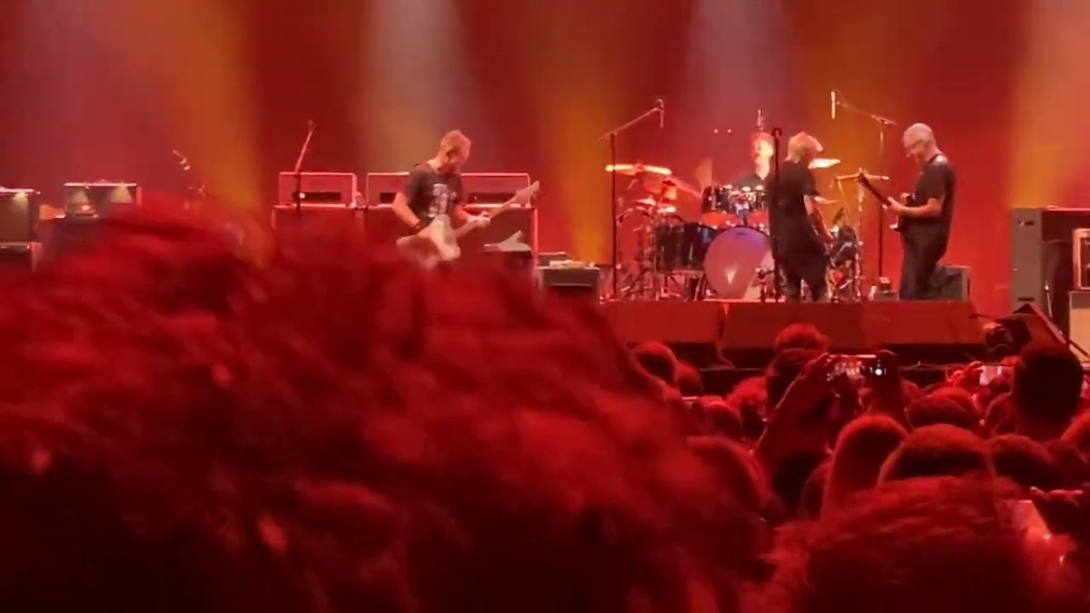 Pearl Jam (Mike Mc Cready and Matt Cameron) performing in Amsterdam