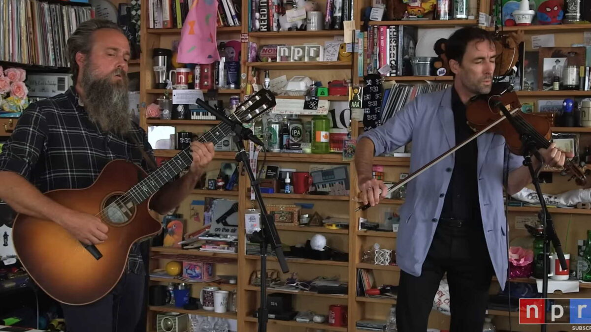 Andrew Bird And Iron & Wine Perform ‘Tiny Desk Concert’