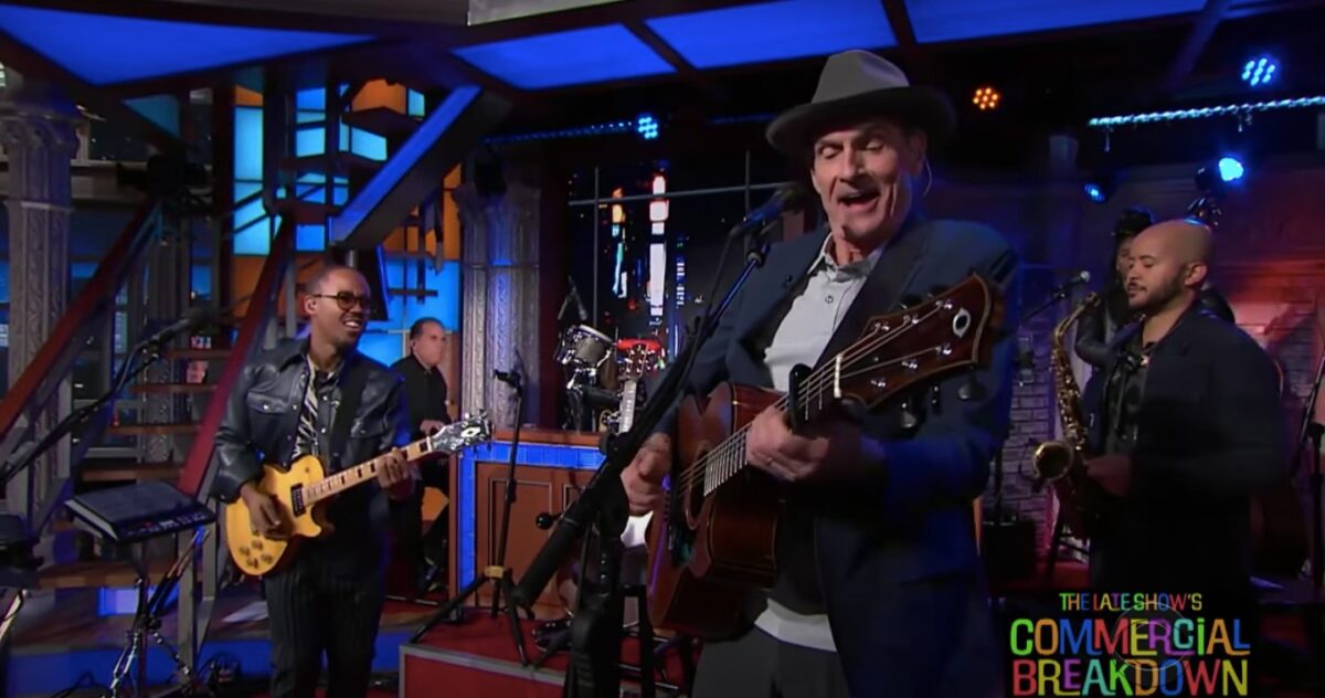 James Taylor How Sweet It Is Colbert
