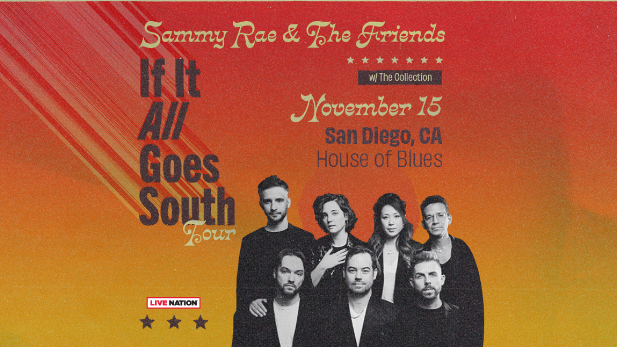 Sammy Rae & The Friends San Diego House of Blues Nov 15, 2022