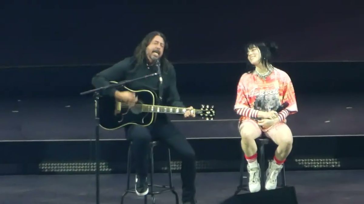 Billie Eilish (w/ Dave Grohl) - Hero (KIA Forum Los Angeles CA 12/15/2022)