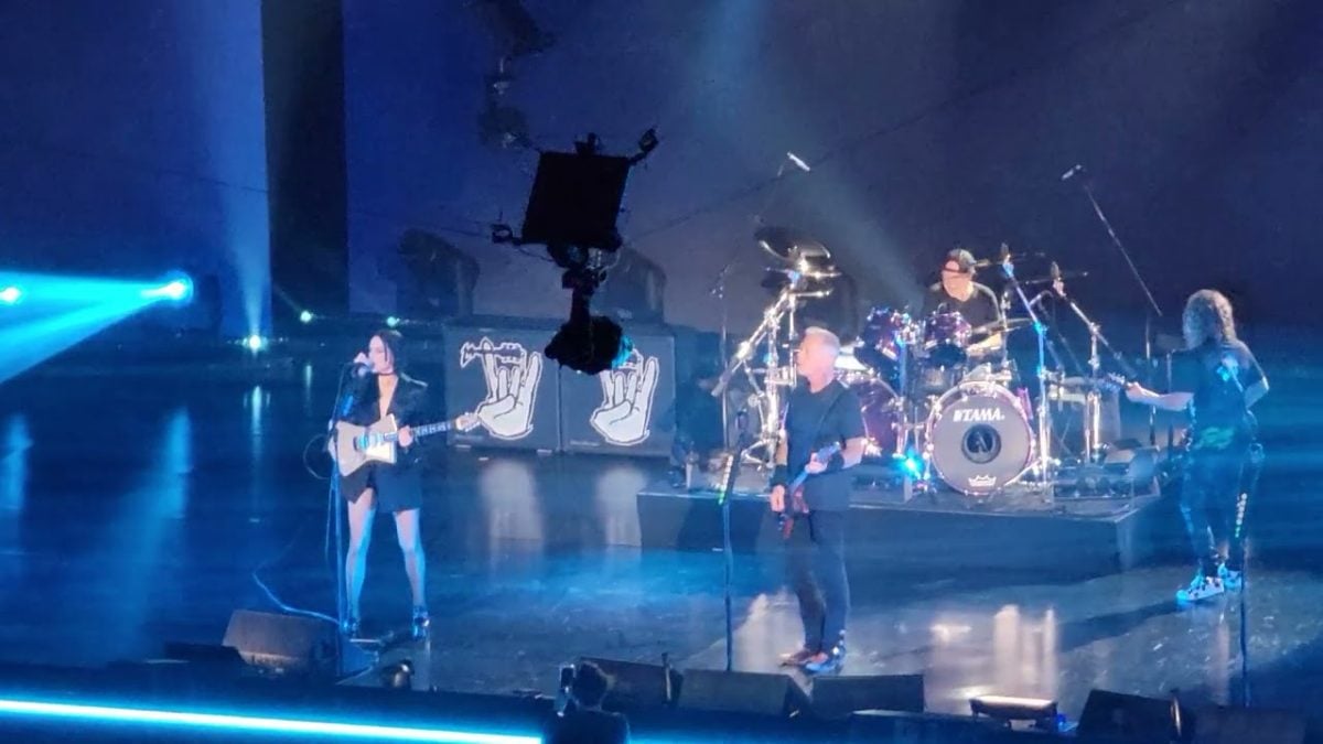 Metallica Nothing Else Matters AWMS LA Live Microsoft Benefit Concert St Vincent