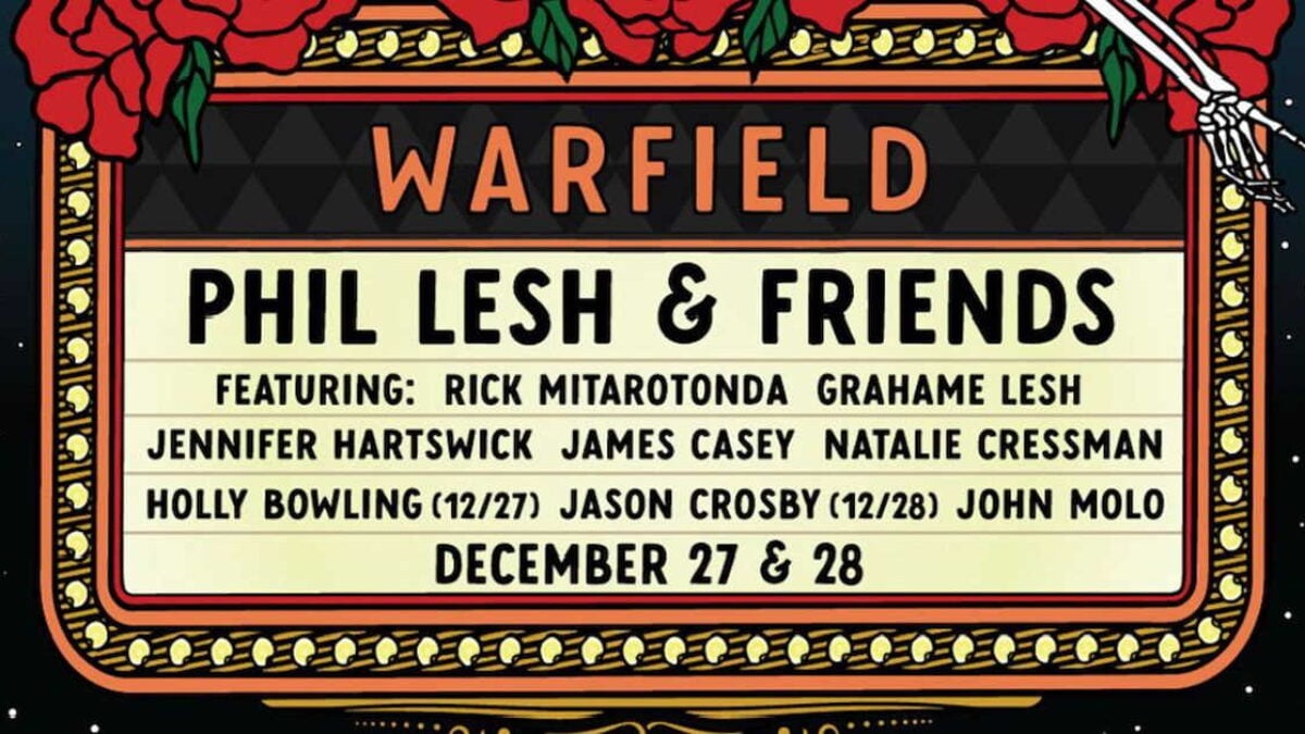 Phil Lesh & Friends Announce Warfield 100th Anniversary Livestreams