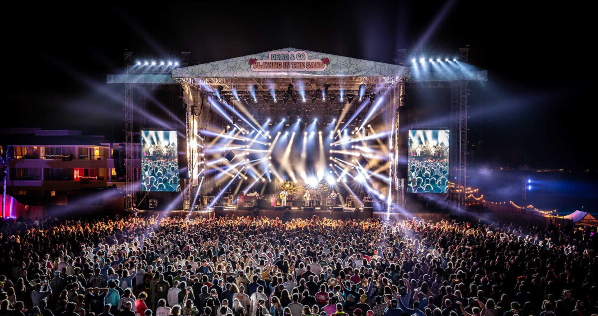 Dead Company Playing In The Sand 2023 Night 1