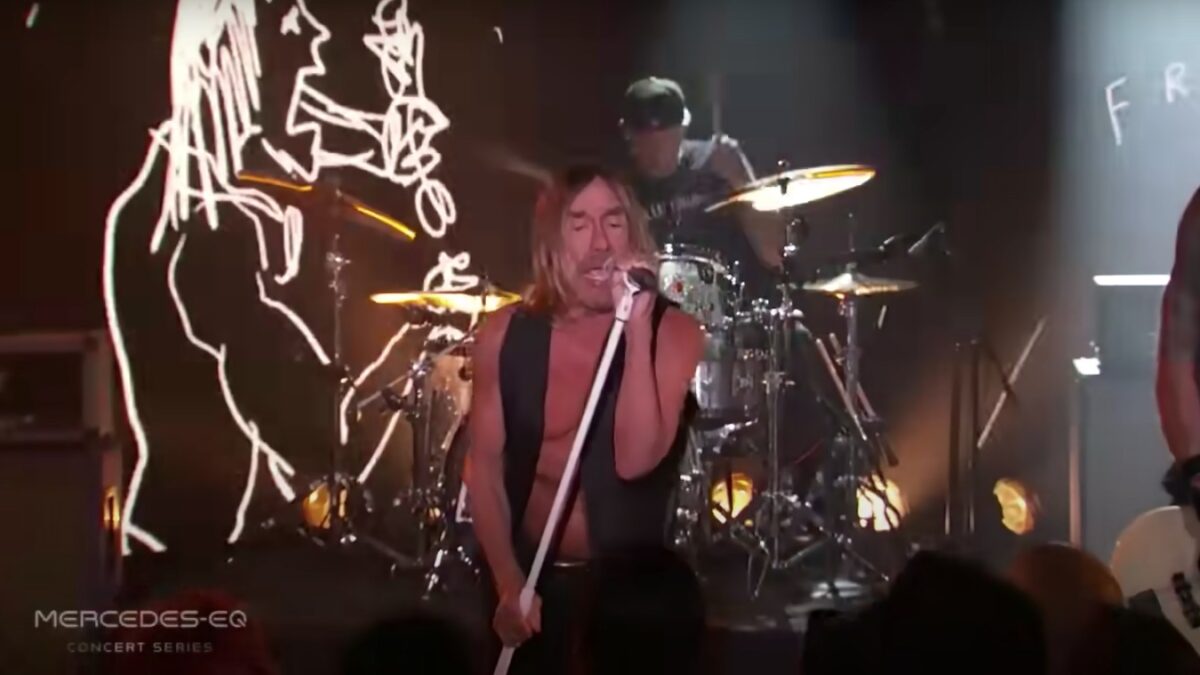 Iggy Pop Enlists Duff McKagan, Chad Smith & Josh Klinghoffer For Riotous ‘Frenzy’ Performance On ‘Kimmel’