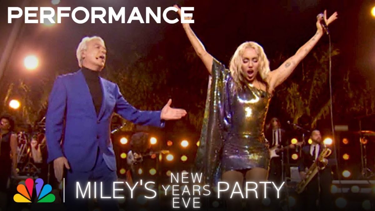 Miley Cyrus and David Byrne Perform "Let's Dance" | Miley’s New Year’s Eve Party on NBC