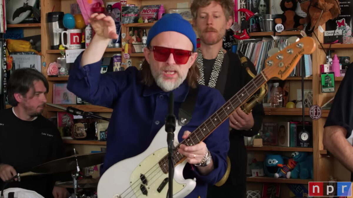 Watch Thom Yorke Helm The Smile's Intimate ‘Tiny Desk Concert’