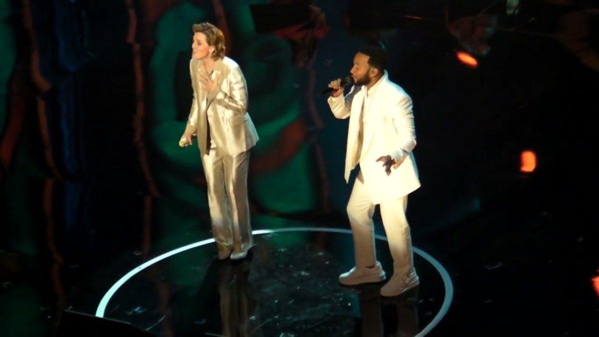 Brandi Carlile & John Legend - GOD ONLY KNOWS [Beach Boys cover] @ Dolby Theater, Hollywood 02-08-23
