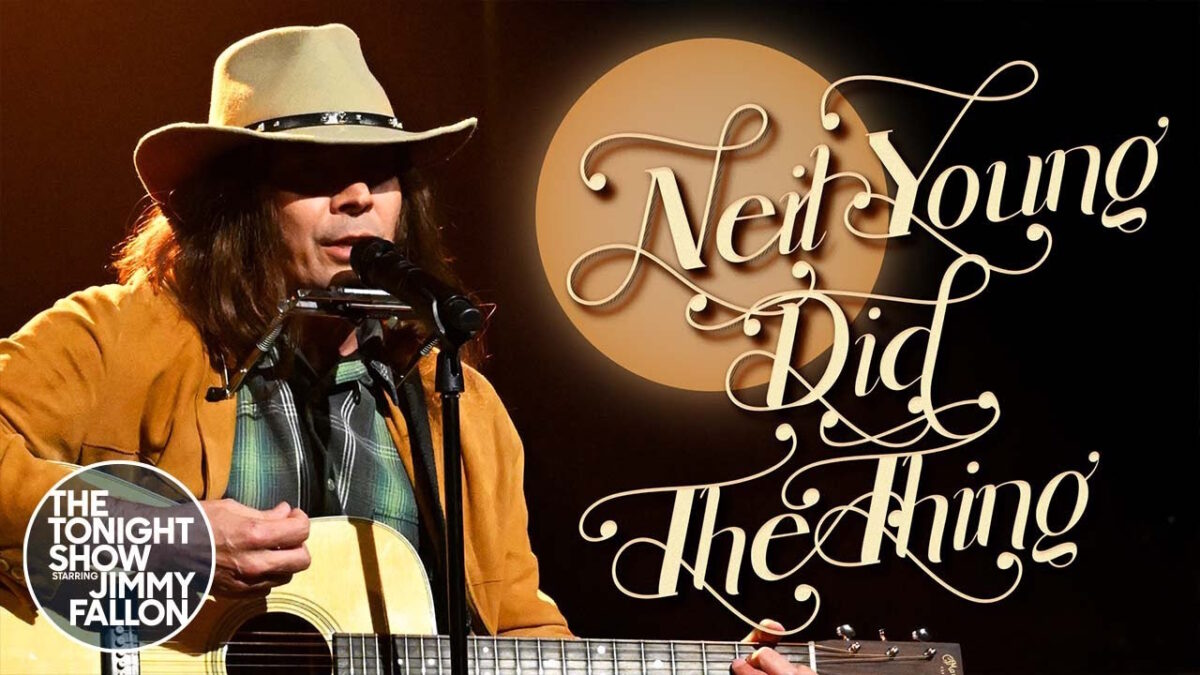 Watch Jimmy Fallon’s Spot-On Neil Young Impersonation Of Ariana DeBose's Viral BAFTAs Rap
