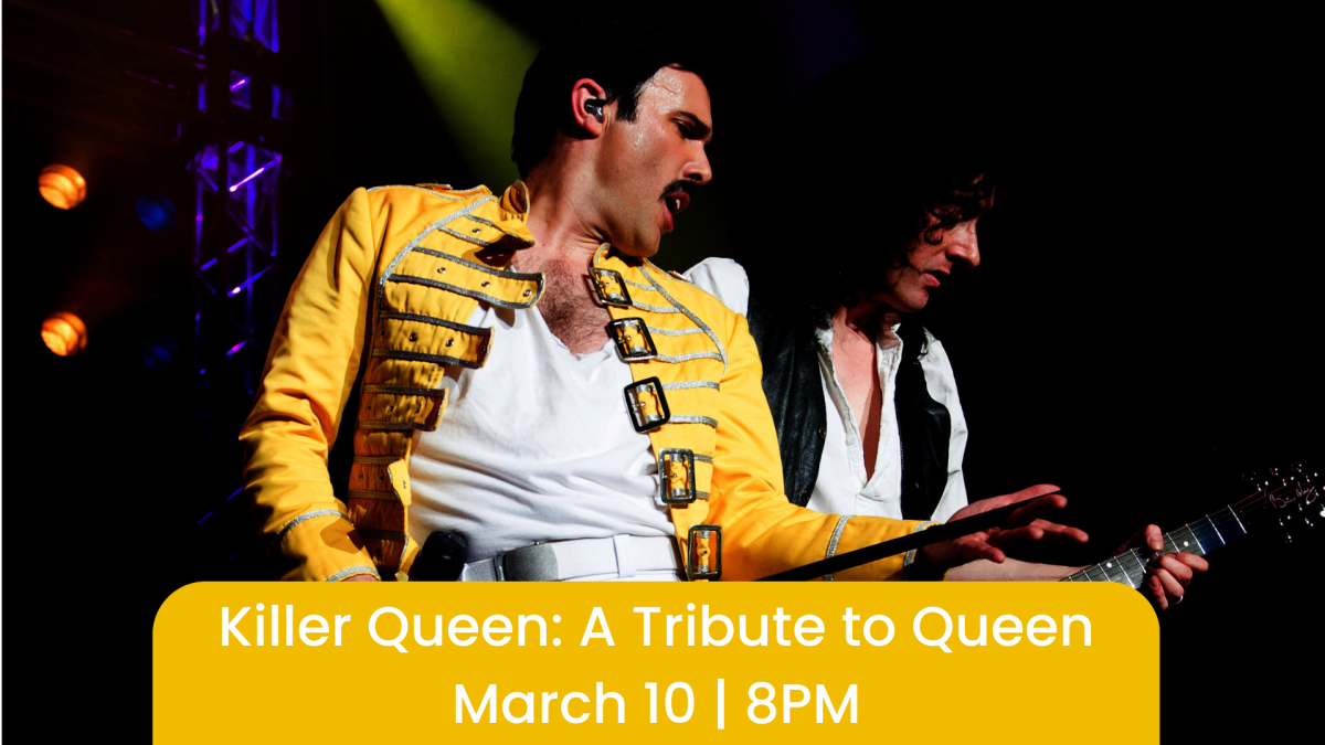 Killer Queen Queen Tribute Wayne Shea Center for Performing Arts