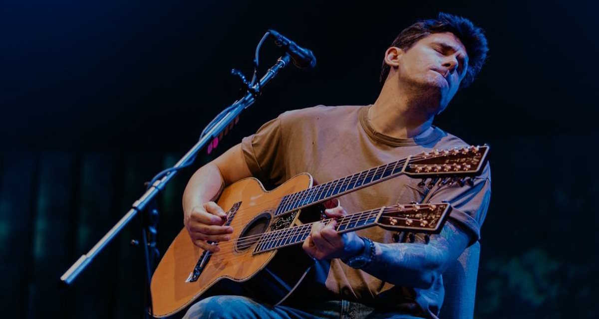 John Mayer Double Neck Guitar 2023 Live