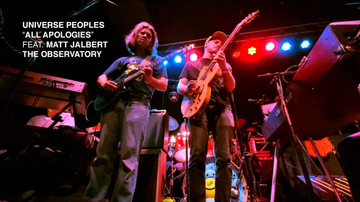 UNIVERSE PEOPLES: 11/12/22 “All Apologies” feat. Matt Jalbert