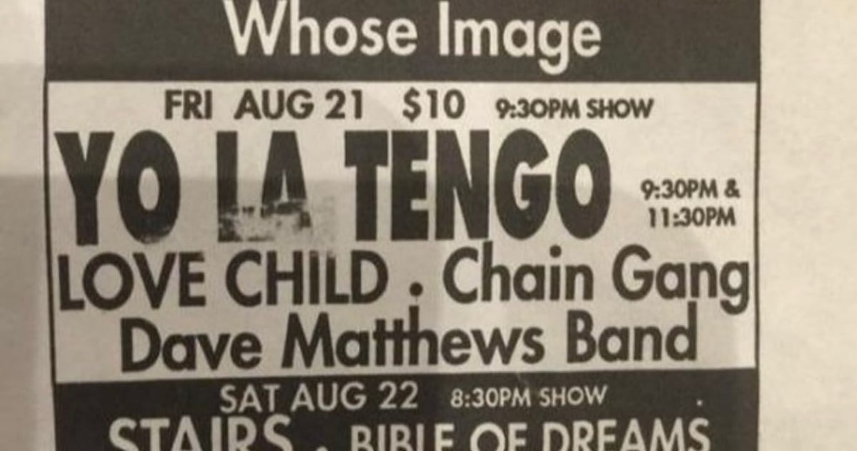 Yo La Tengo Dave Matthews Band CBGB