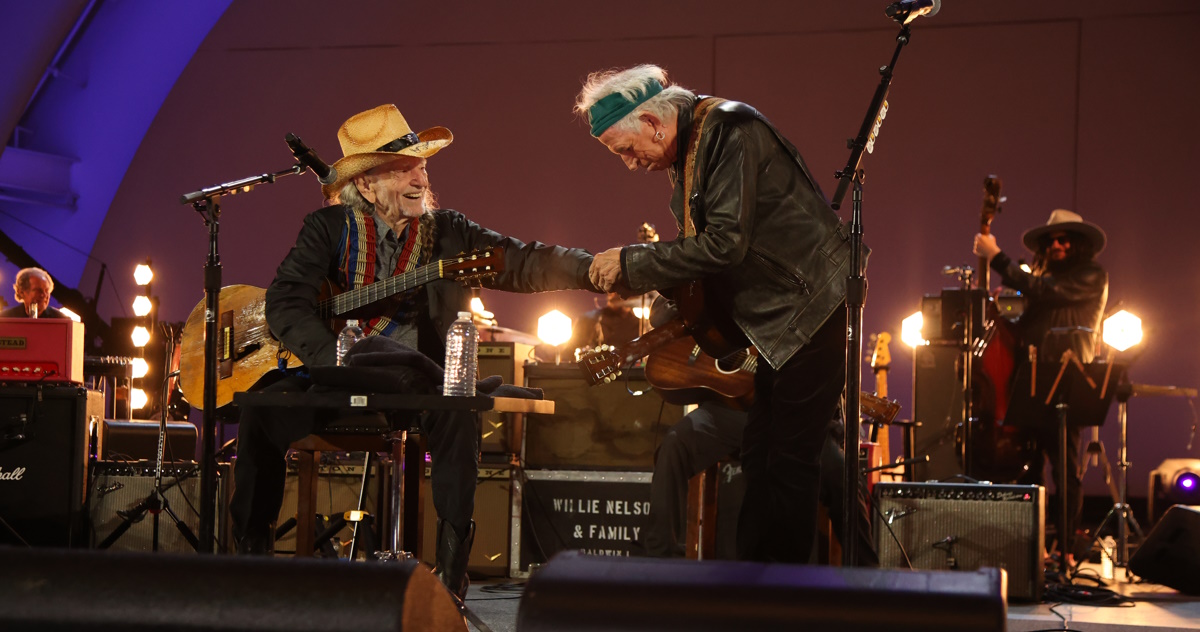 Willie Nelson Keith Richards Randall Michelson