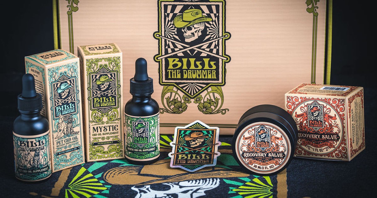 Bill the drummer CBD line