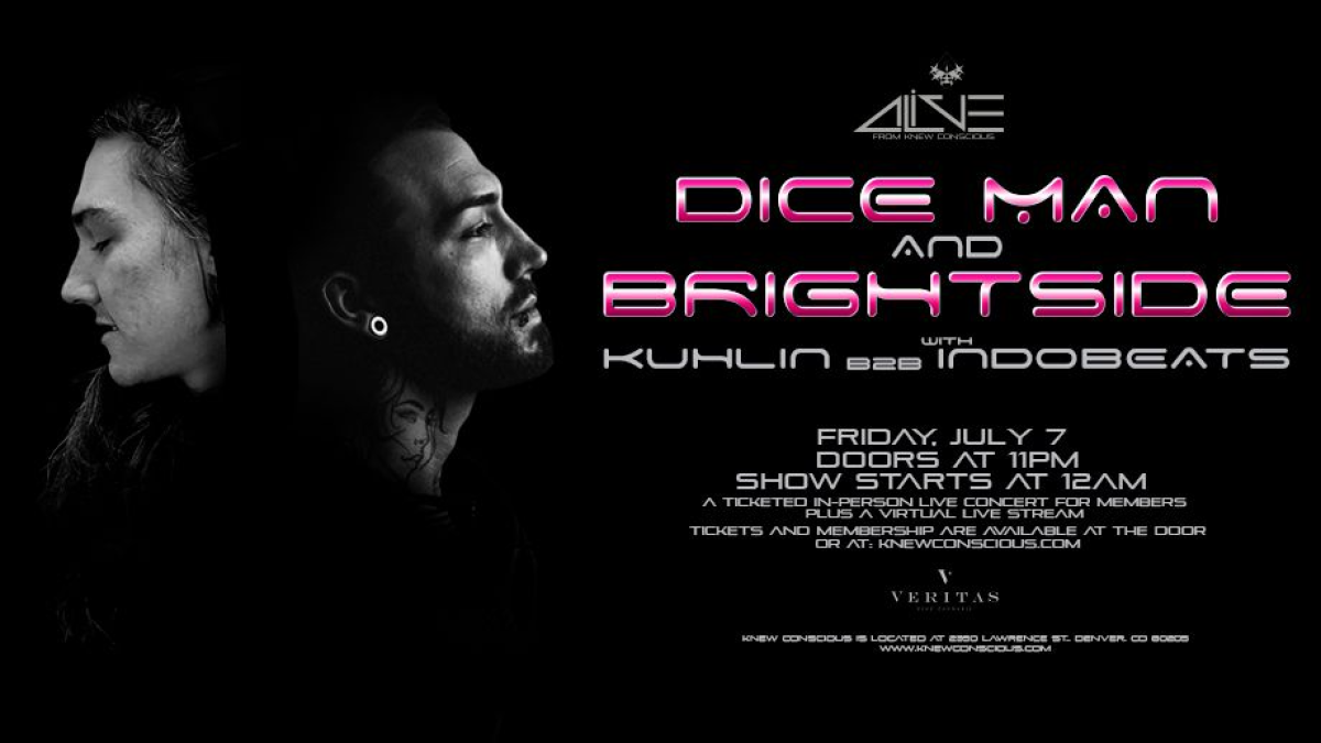 DICE MAN & BRIGHTSIDE w/ Kuhlin b2b Indobeats