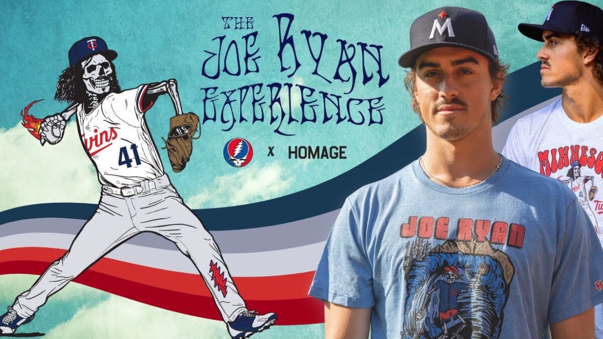 Minnesota Twins Pitcher Joe Ryan & Grateful Dead Launch Apparel Collaboration