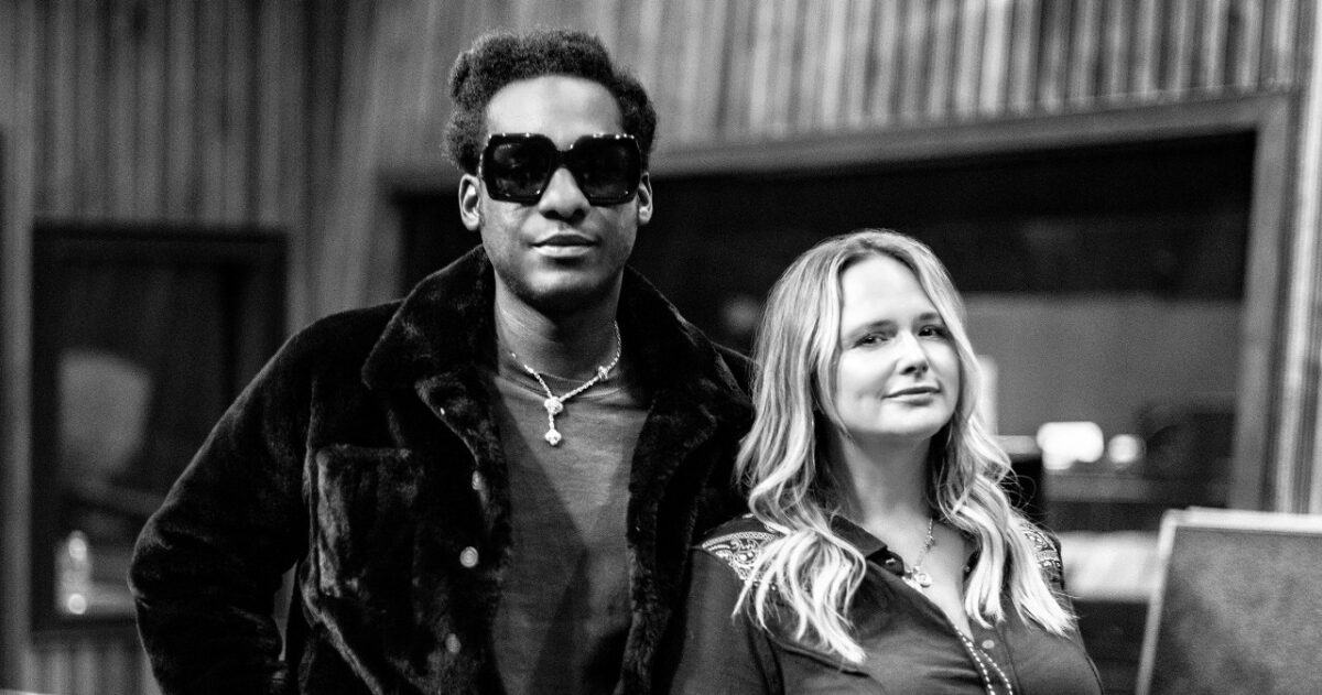 Leon Bridges Miranda Lambert press If You Were Mine