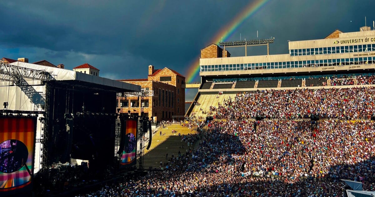 Dead Company Double Rainbow Bolder Folsom Field Saturday 2023