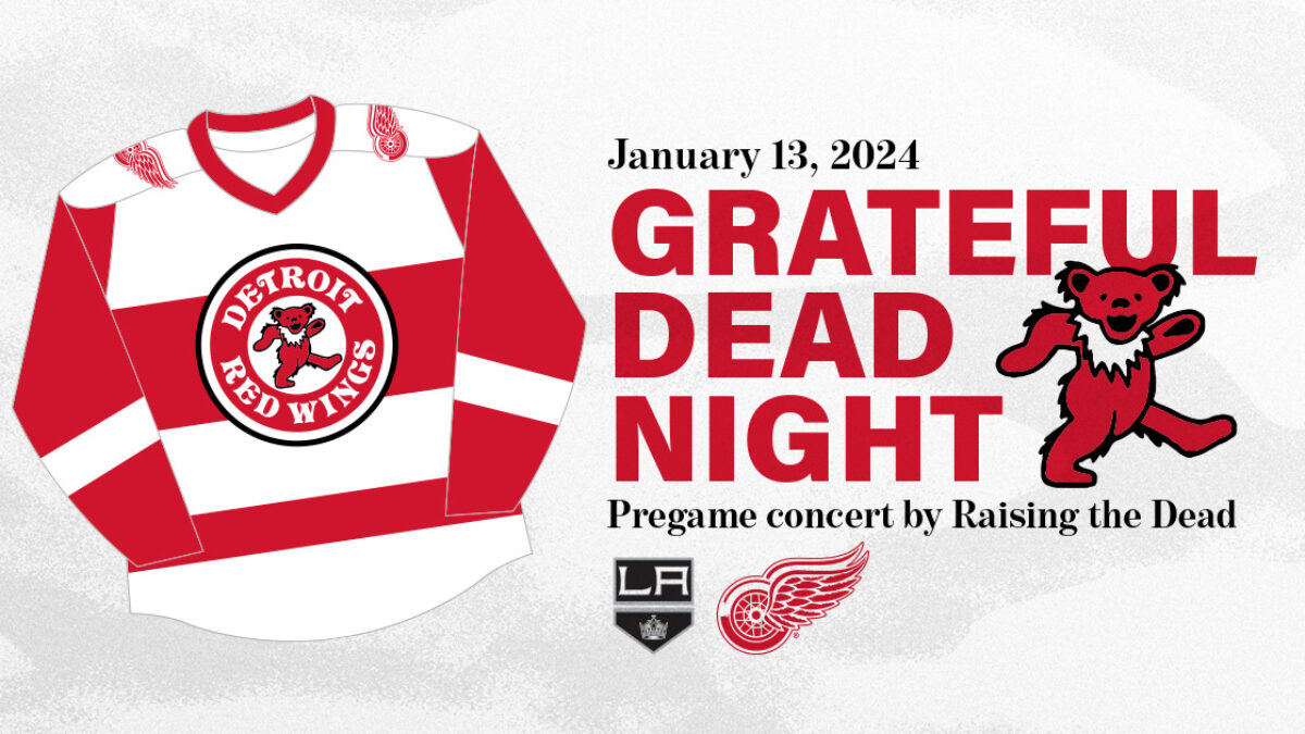 NHL’s Detroit Red Wings Announce Grateful Dead Night 2024