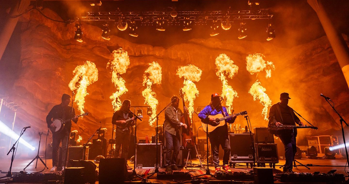 Greensky Bluegrass Red Rocks Pyro