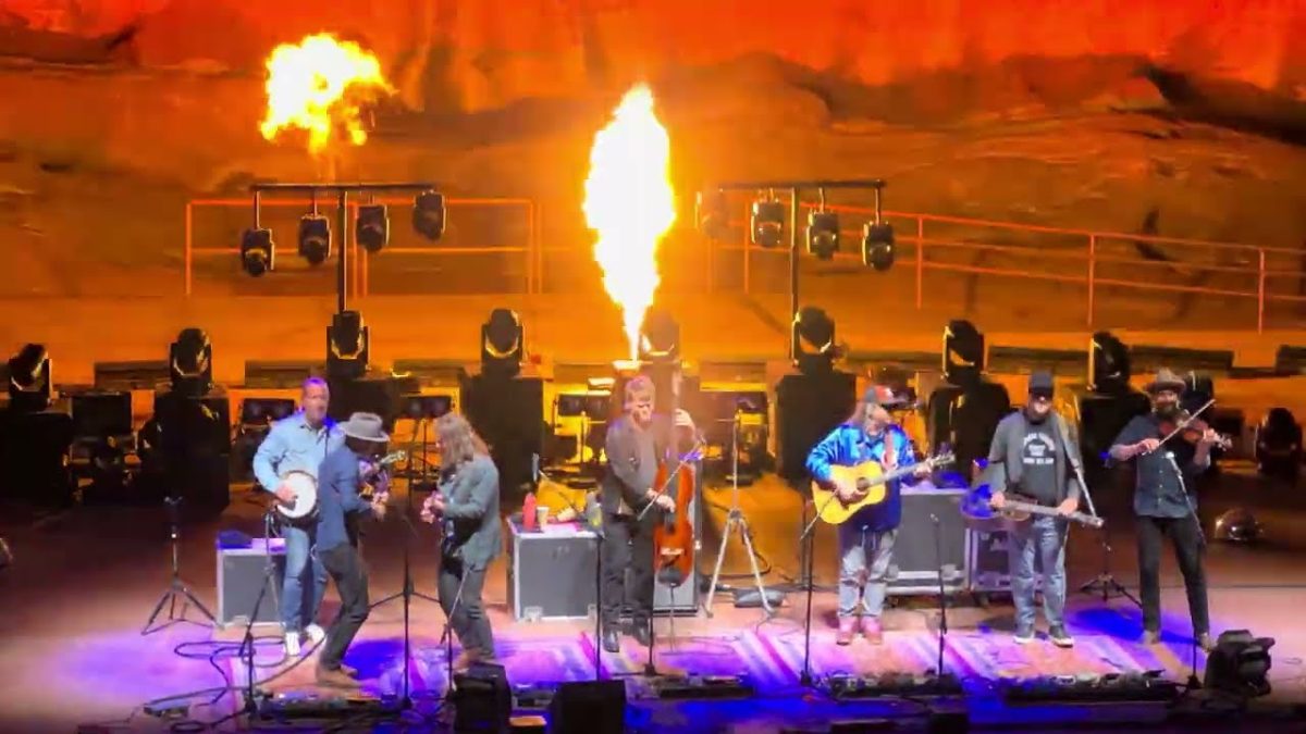 “Burn Them” with Pyrotechnics - Greensky Bluegrass - 9/16/23 - Red Rocks Amphitheatre - Morrison, CO