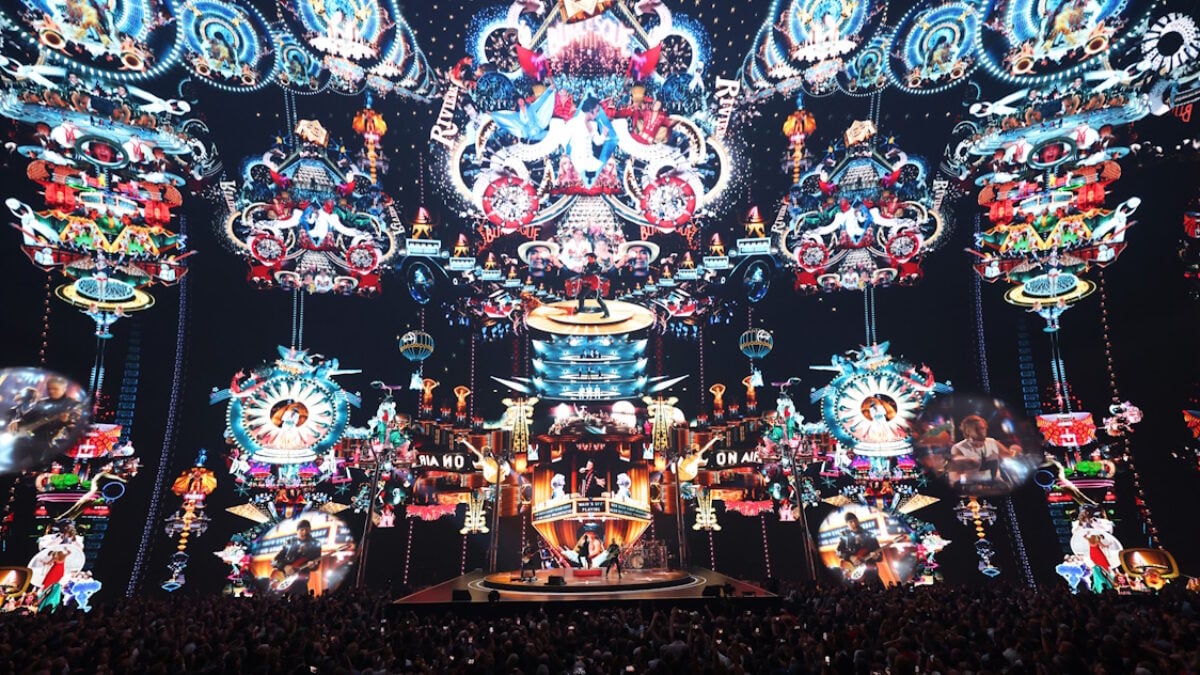U2 Shows Off Spectacle Of Las Vegas Sphere