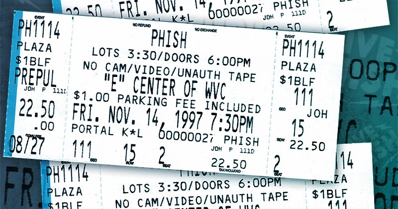 Phish E Center Fall 1997