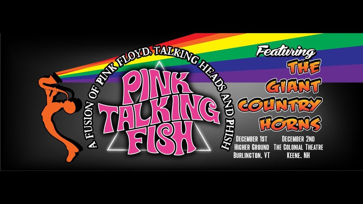 Pink Talking Fish w The Giant Country Horns: Cavern ACDC Bag - Colonial Theatre in Keene NH 12-2-23