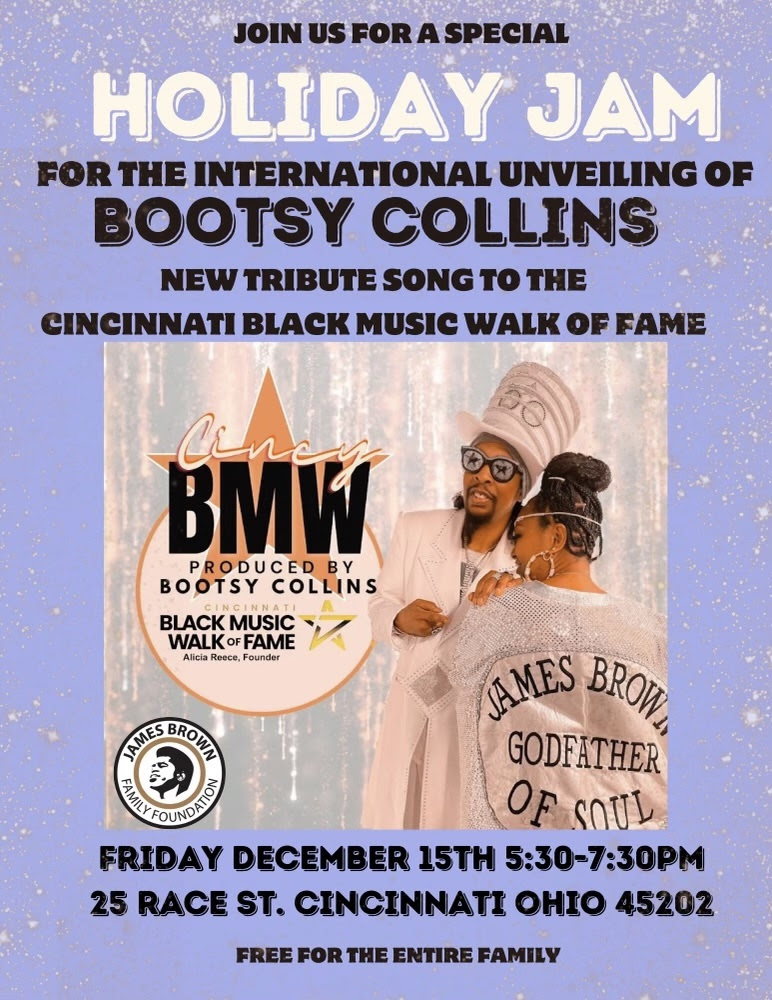 Bootsy Collins Honors ‘Cincinnati Black Music Walk Of Fame’ & Advocates