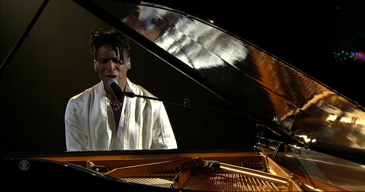 Jon Batiste Colbert Screen
