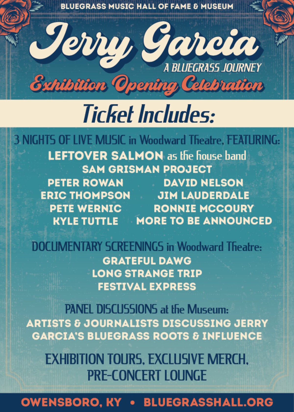 Jerry Garcia Bluegrass Journey Opening Weekend