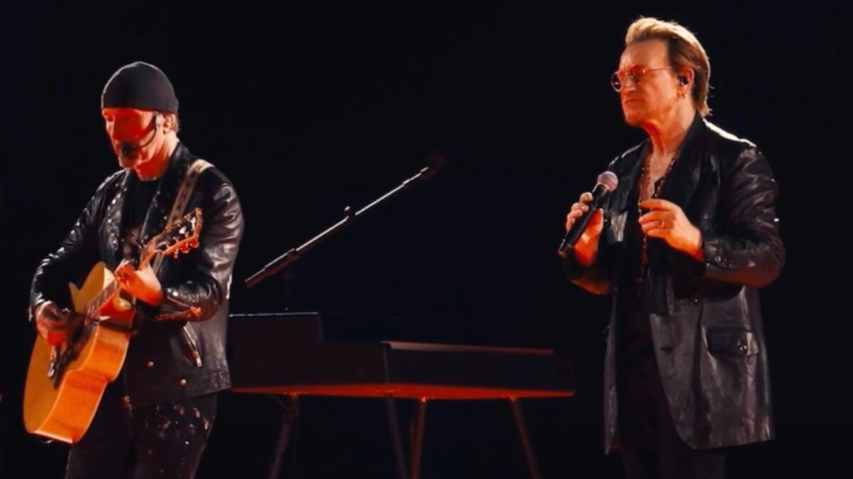 Watch U2 Premiere Acoustic Crowded House Cover At Vegas Sphere