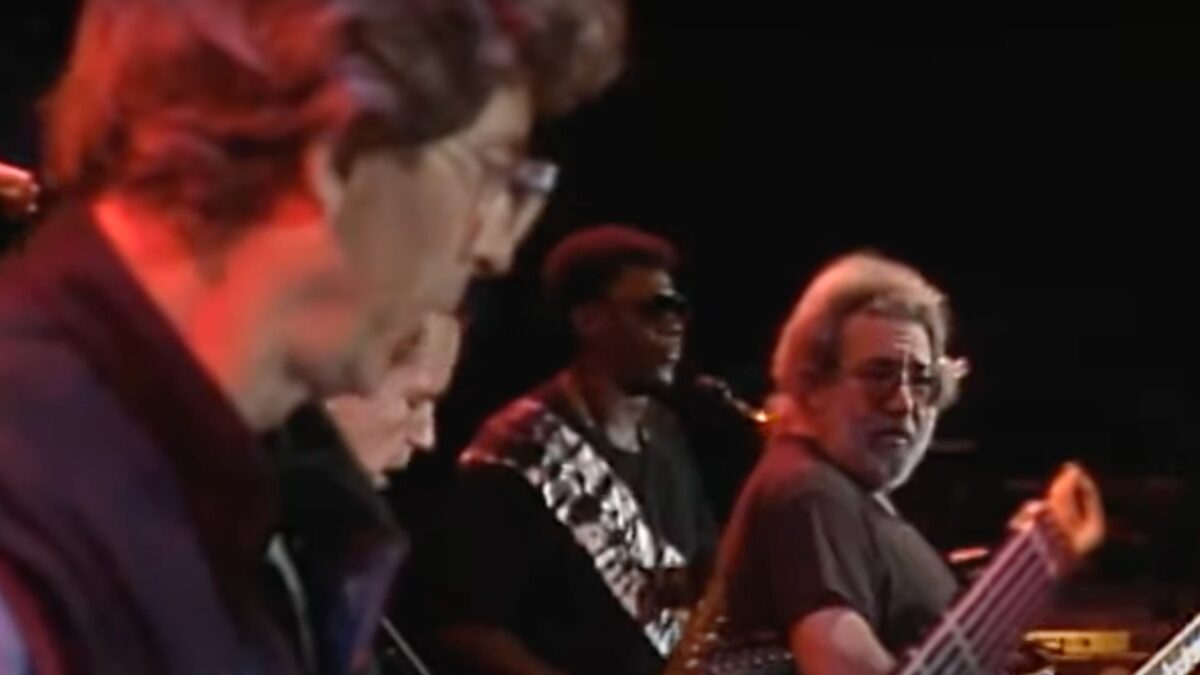 Watch Grateful Dead Perform 'Fire On The Mountain' With Clarence Clemons At 1989 Oakland Benefit Concert