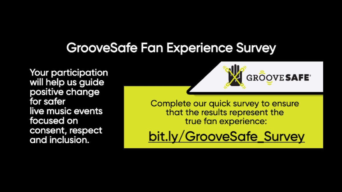 GrooveSafe Launches Survey For Fan Experience Study