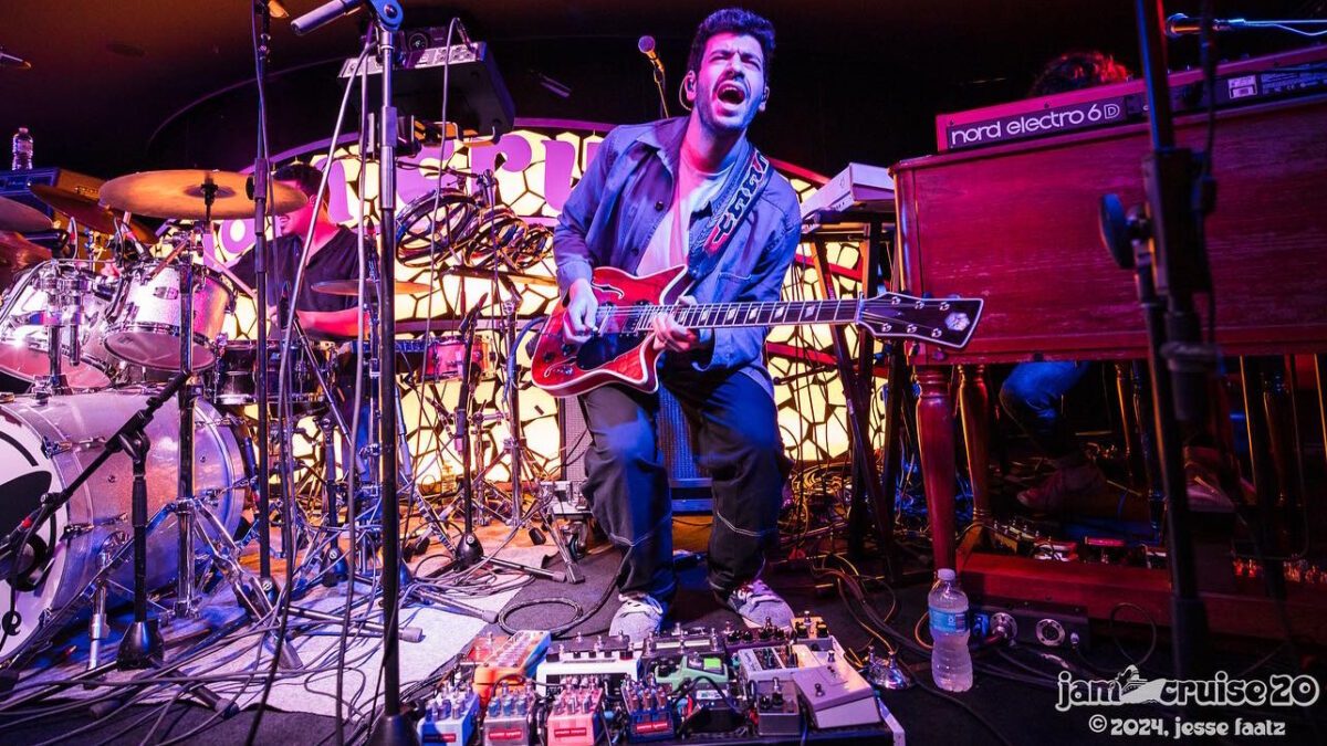 Watch Chuck Garvey & Cory Wong Shred With Eggy On Classic Rock Covers Aboard Jam Cruise 20