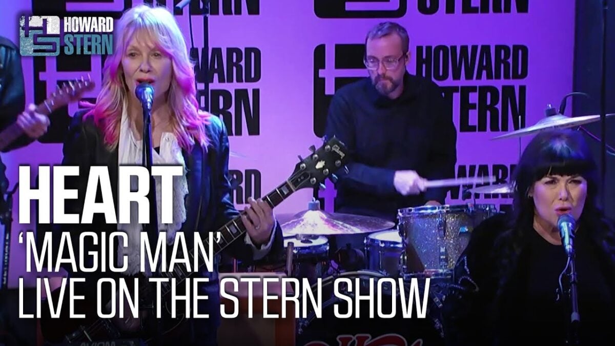 Heart “Magic Man” Live on the Stern Show