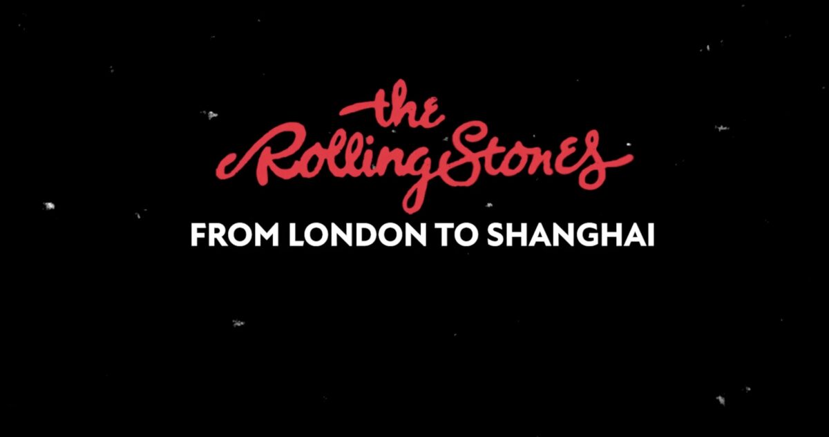 Rolling Stones from London to shanghai