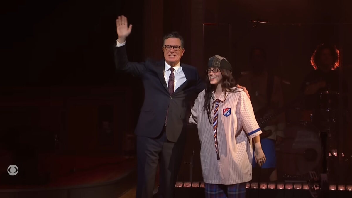 Billie Eilish Brings 'Lunch' From 'The Most Genuine Thing I've Ever Made' To 'Colbert'