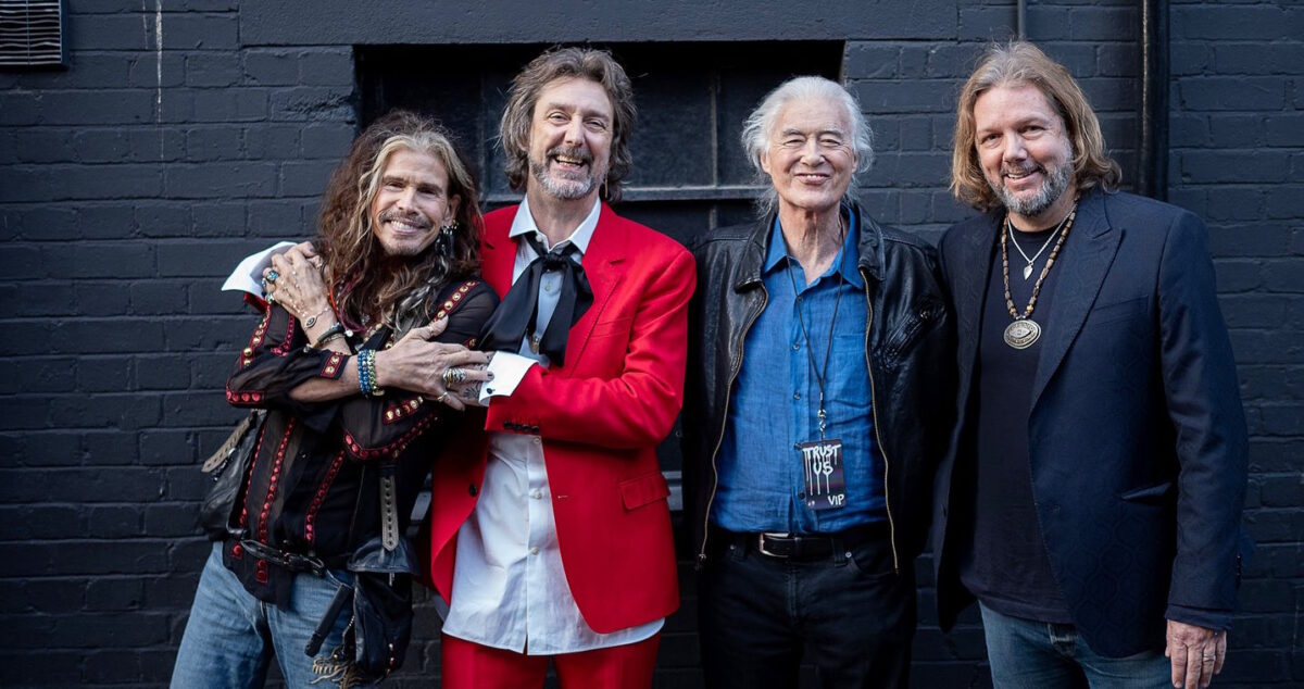 Black Crowes Steven Tyler Jimmy Page 2024 Halfin