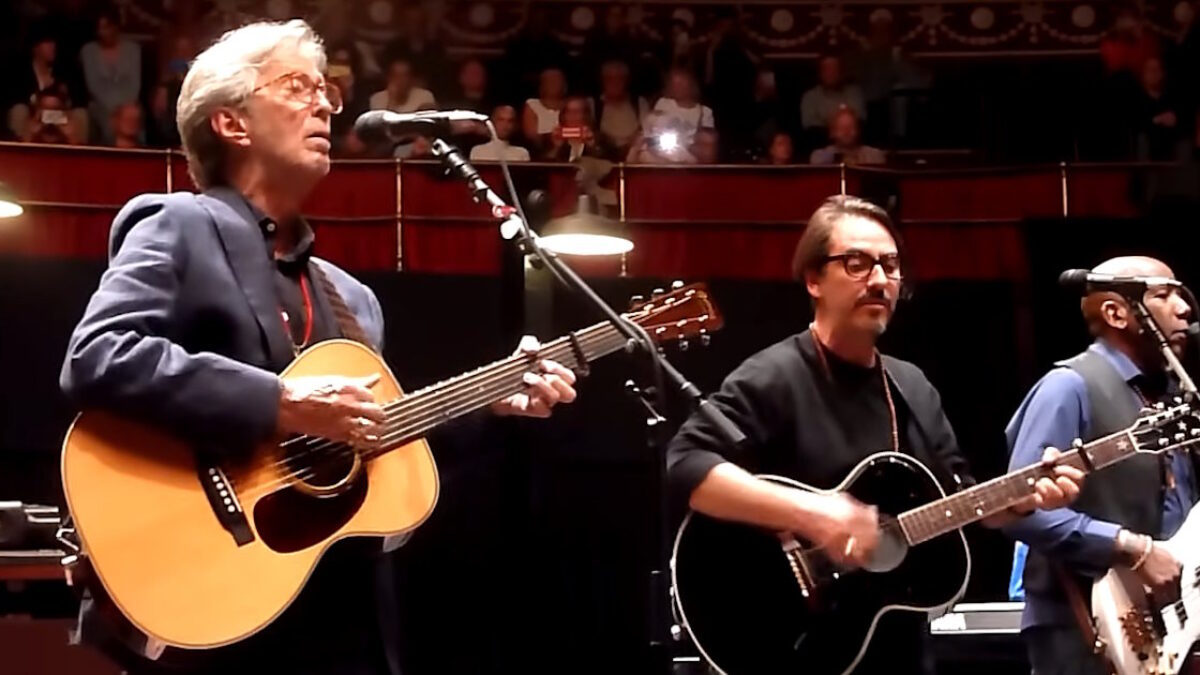 Generations Collide: Dhani Harrison Guests With Eric Clapton At Royal Albert Hall