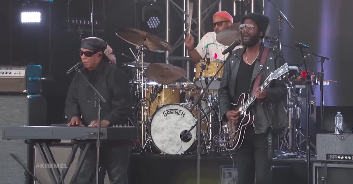 Gary Clark Jr Stevie Wonder Kimmel