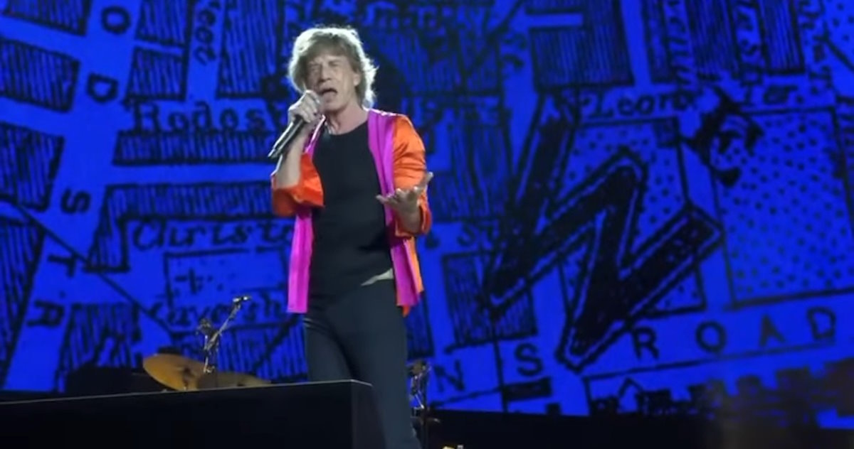 Mick Jagger Rolling Stones Glendale Arizona Screen