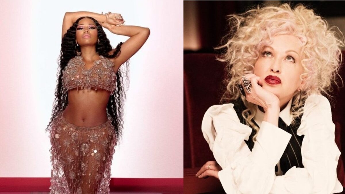 Watch Nicki Minaj Welcome Hero Cyndi Lauper For Surprise Duet In Brooklyn