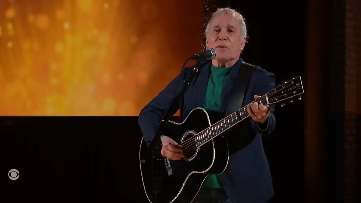 Paul Simon Goes 'Slip Slidin' Away' On 'Colbert'
